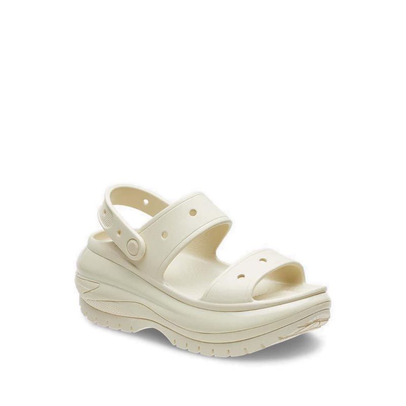 Crocs Classic Mega Crush Unisex Sandal - Bone - Image 3