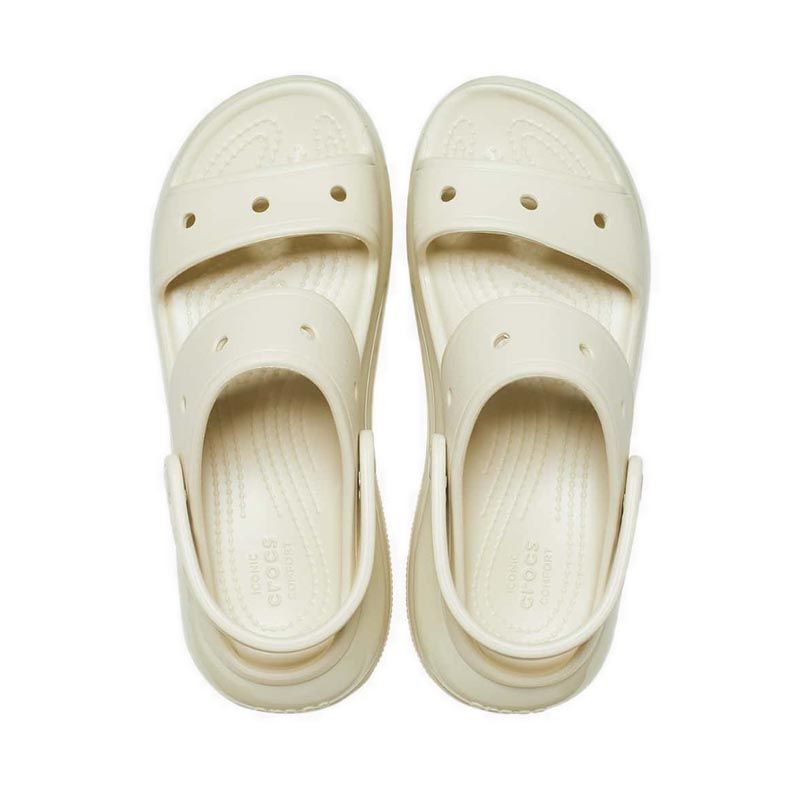 Crocs Classic Mega Crush Unisex Sandal - Bone - Image 5