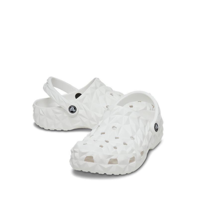 Crocs Classic Geometric Clog Unisex - White - Image 2