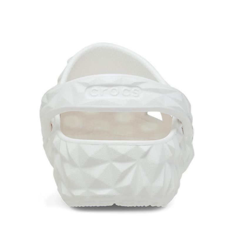Crocs Classic Geometric Clog Unisex - White - Image 5