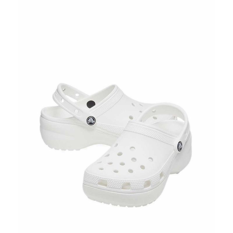 Crocs Classic Unisex Clog - Platform Clog W White - Image 3
