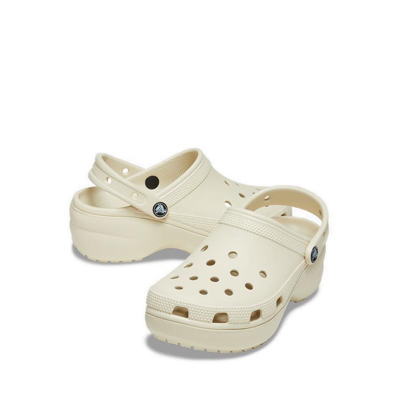 Crocs Classic Platform Women Clog - Bone - Image 6