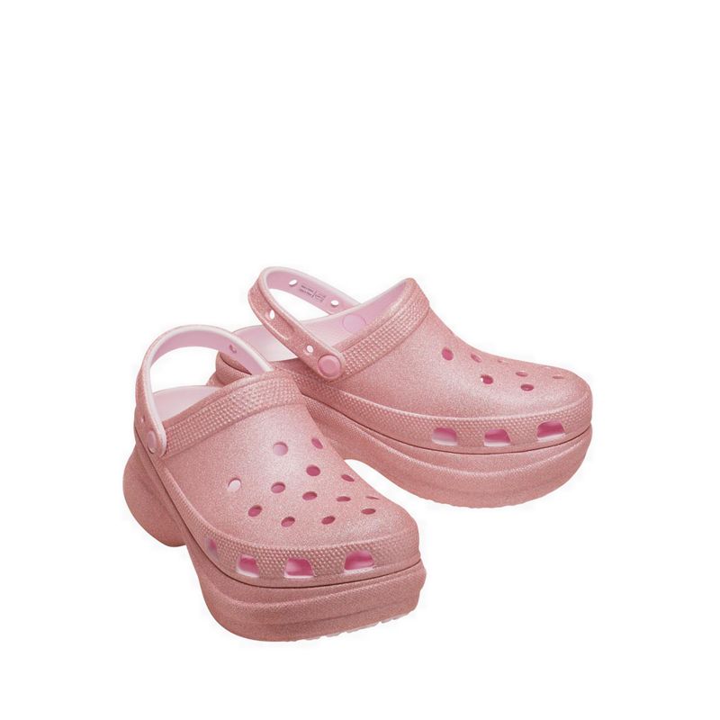 Crocs Bae Glitter Women Clog - Pink Milk - Image 4