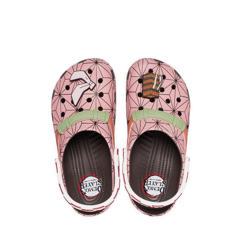 Crocs Demon Slayer Nezuko Classic Unisex Clog - Espresso - Image 6