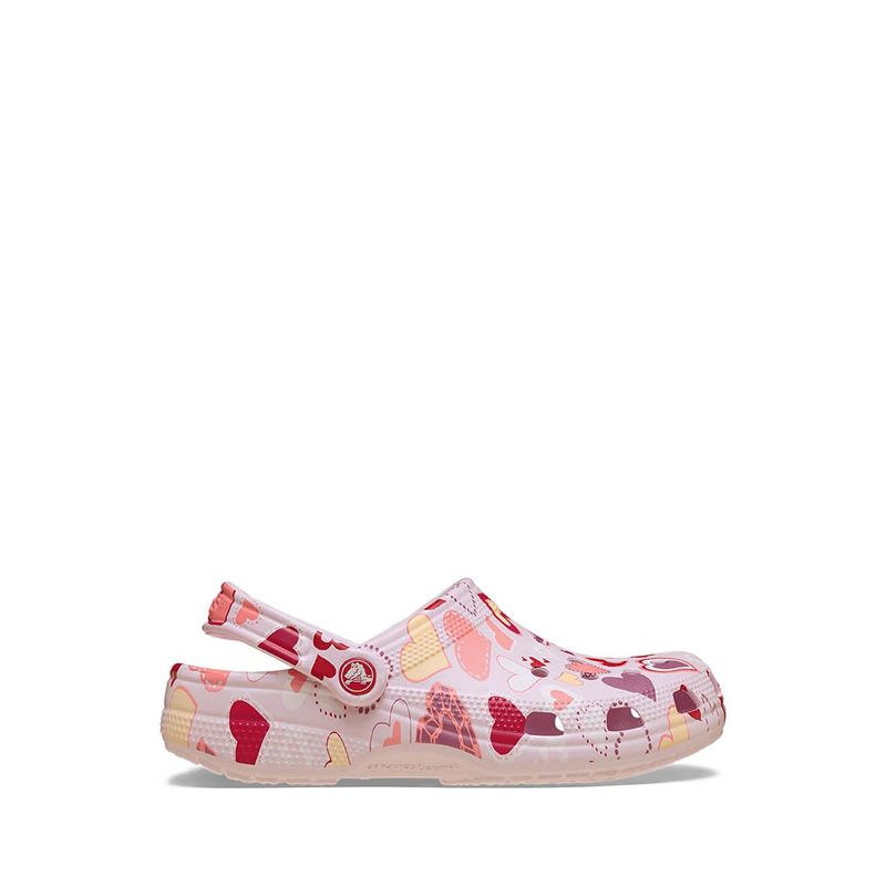Crocs Classic Valentine's Day Kids Clog - Pink Milk/Hearts