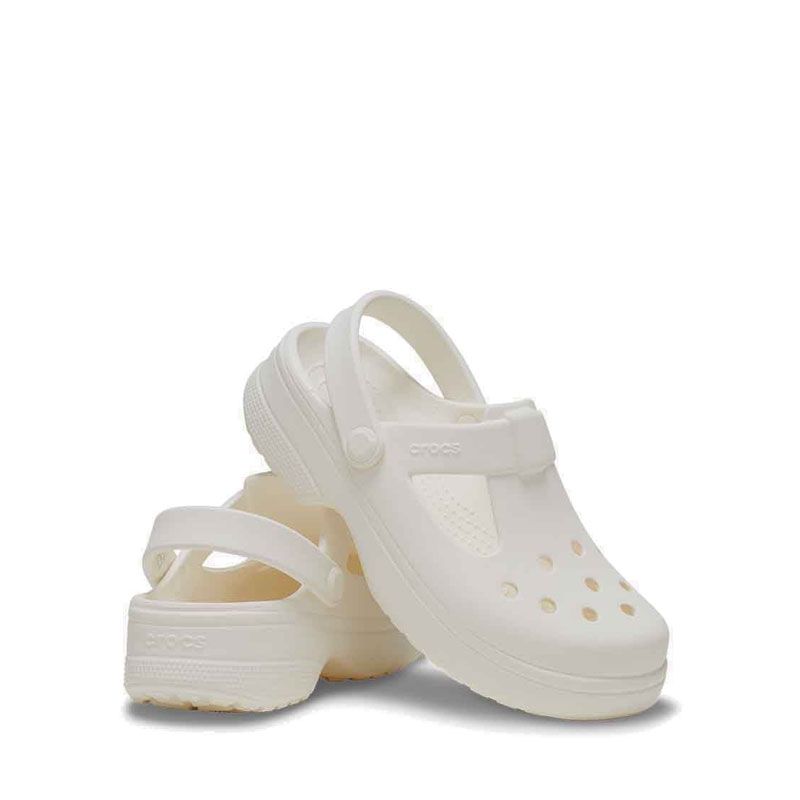 Crocs Classic Kids Mary Jane Clog - Chalk - Image 4