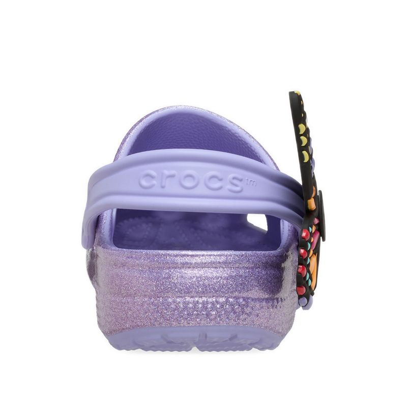 Crocs Classic IAM Butterfly Kids Clog - Mystic Purple - Image 5