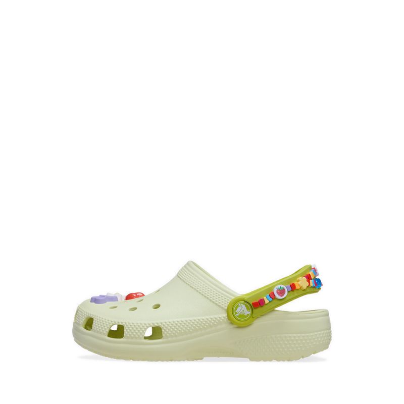 Crocs Classic Friendship Bracelet Kids Clog - Frothy Green - Image 2