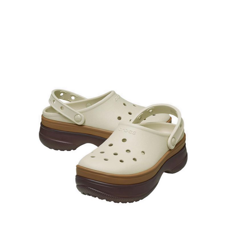 Crocs Classic Stacked Unisex Clog - Mocha - Image 4