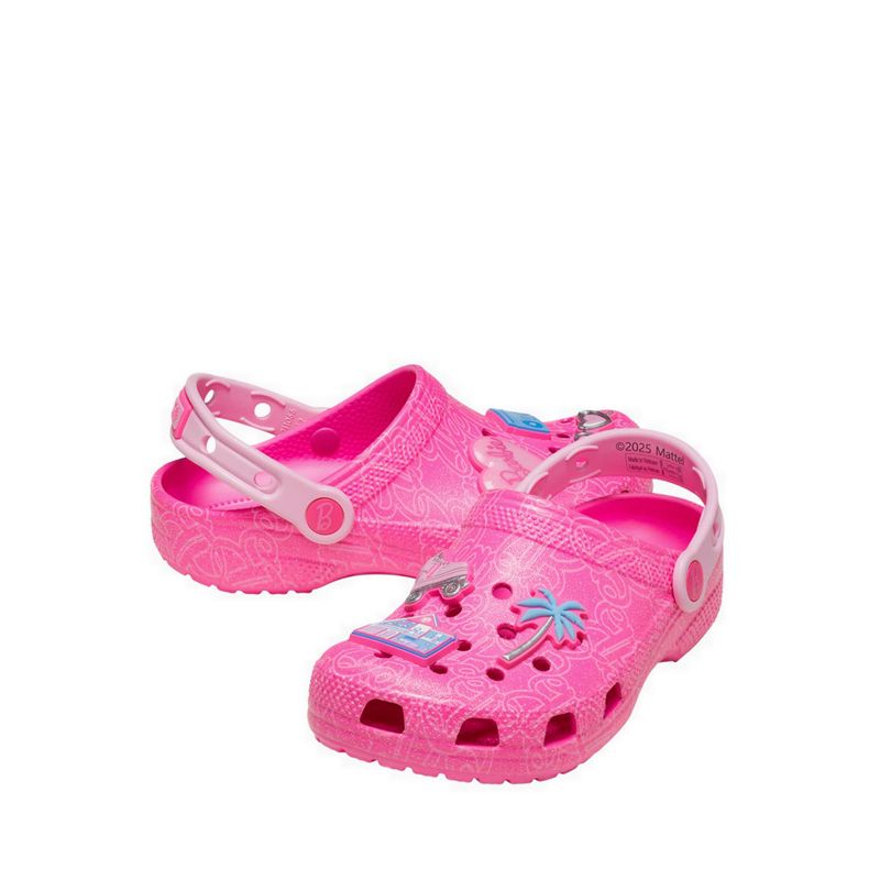 Crocs Mattel Pink Barbie Classic Kids Clog - Multi - Image 4
