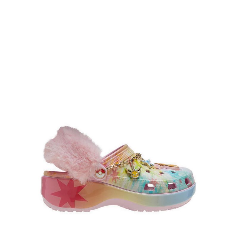 Crocs Eevee Pokemon Classic Platform Women Clog - Multi