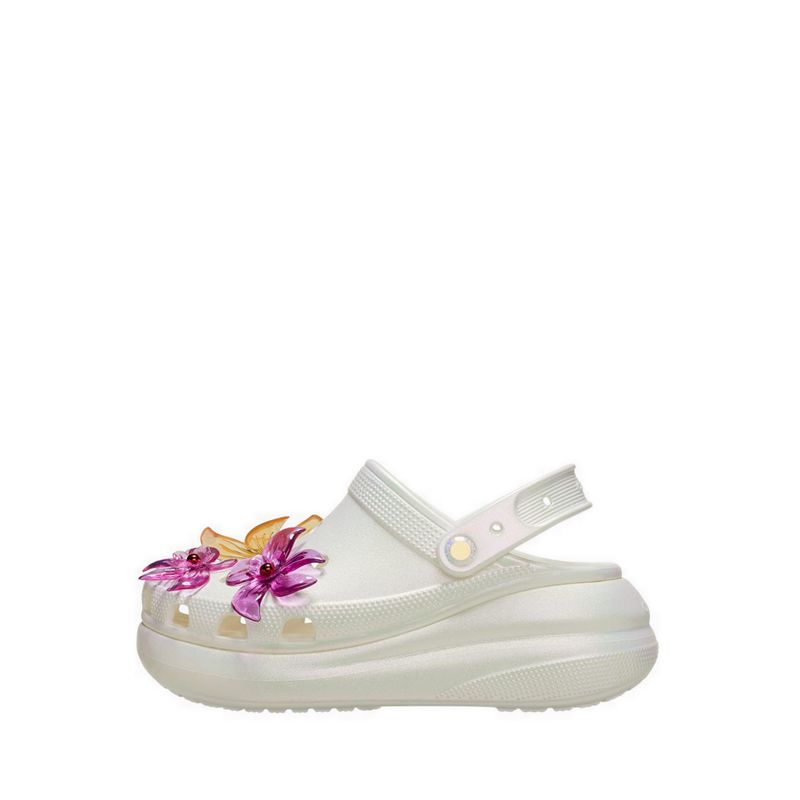 Crocs Crush Pearlized Florals Unisex Clog - White - Image 2