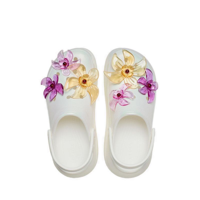 Crocs Crush Pearlized Florals Unisex Clog - White - Image 6
