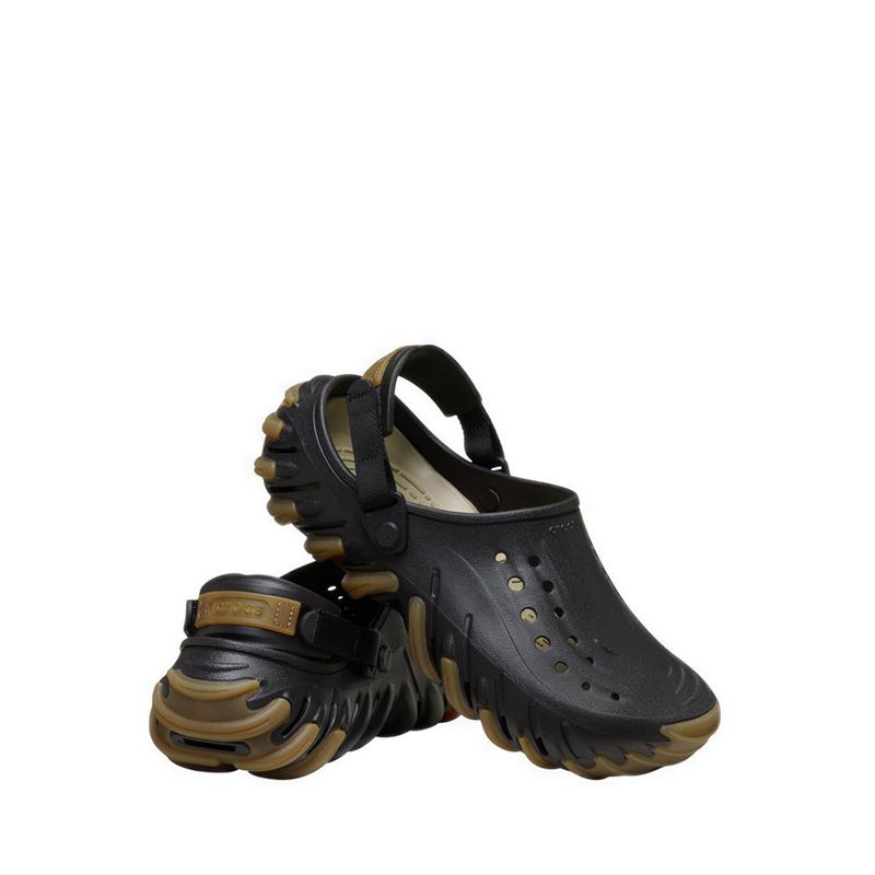 Crocs Echo Gum RO Unisex Clog - Black - Image 4