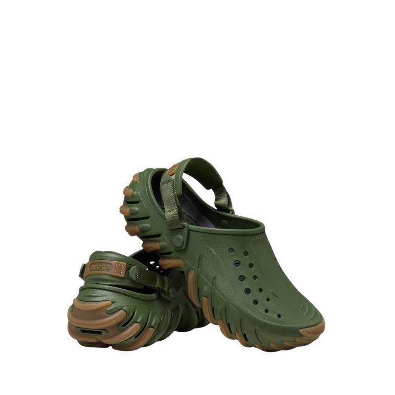 Crocs Echo Gum RO Unisex Clog - Army Green - Image 4