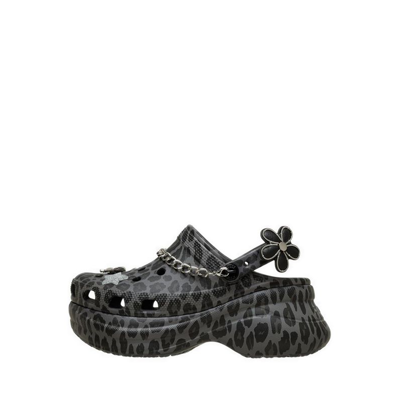Crocs Bae Leopard Women Clog - Black/Leopard - Image 2