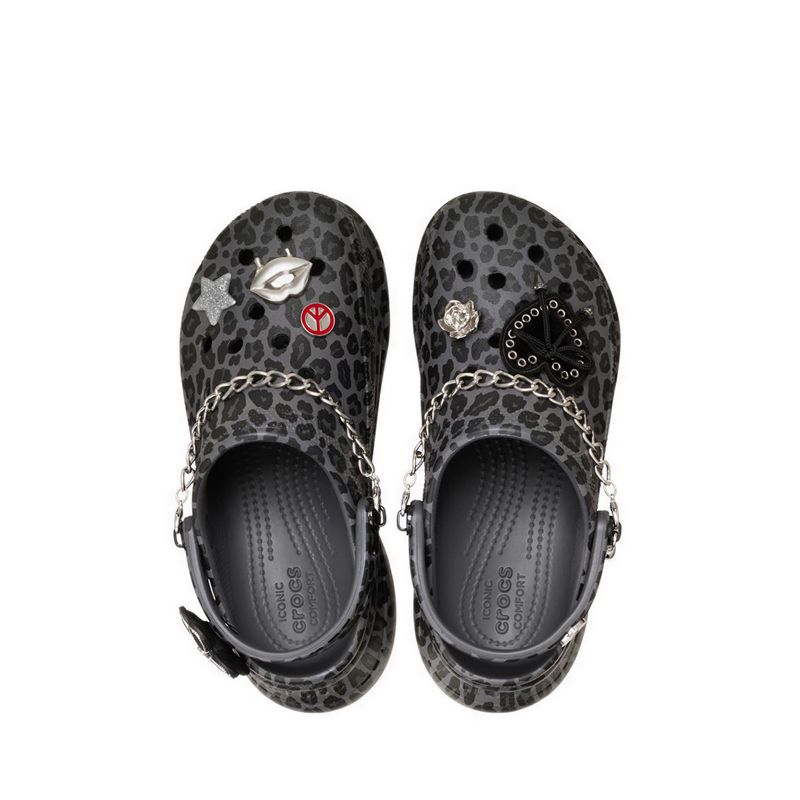 Crocs Bae Leopard Women Clog - Black/Leopard - Image 6