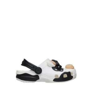 Crocs Classic IAM Cow Toddler Clog - White