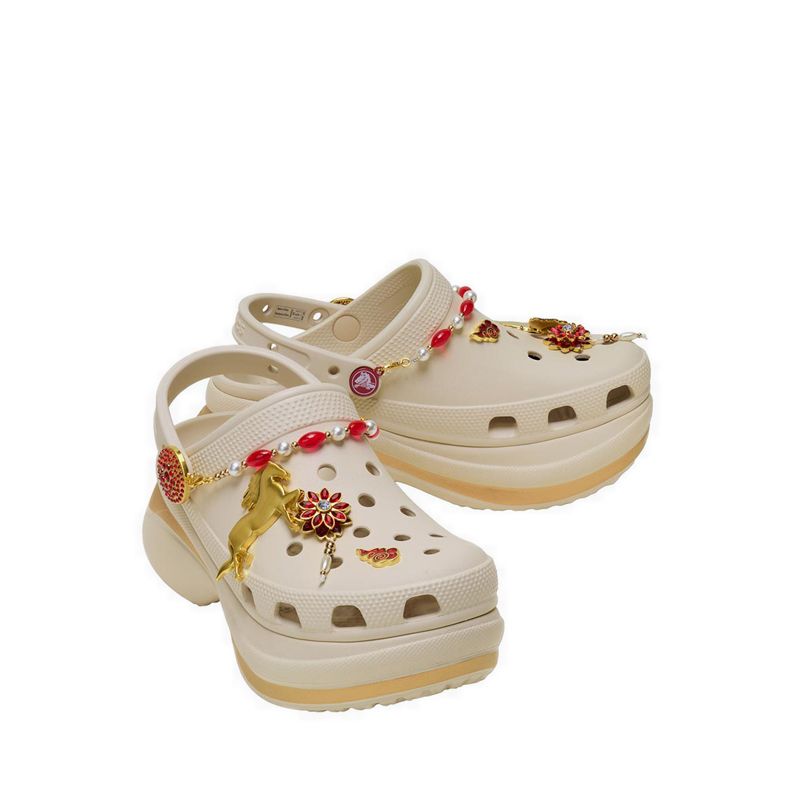 Crocs Bae Crimson Gallop Women Clog - Frappe - Image 3