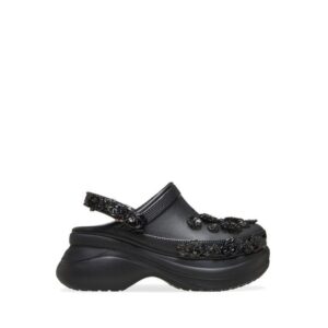Crocs Bae Translucent Floral Women Clog - Black